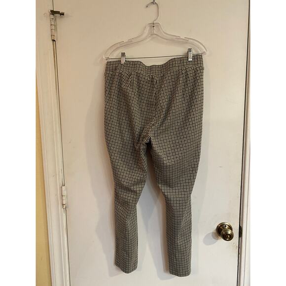 Cooper and Ella Womens Pants Size XL Houndstooth Pull On Tapered Leg - Picture 6 of 8